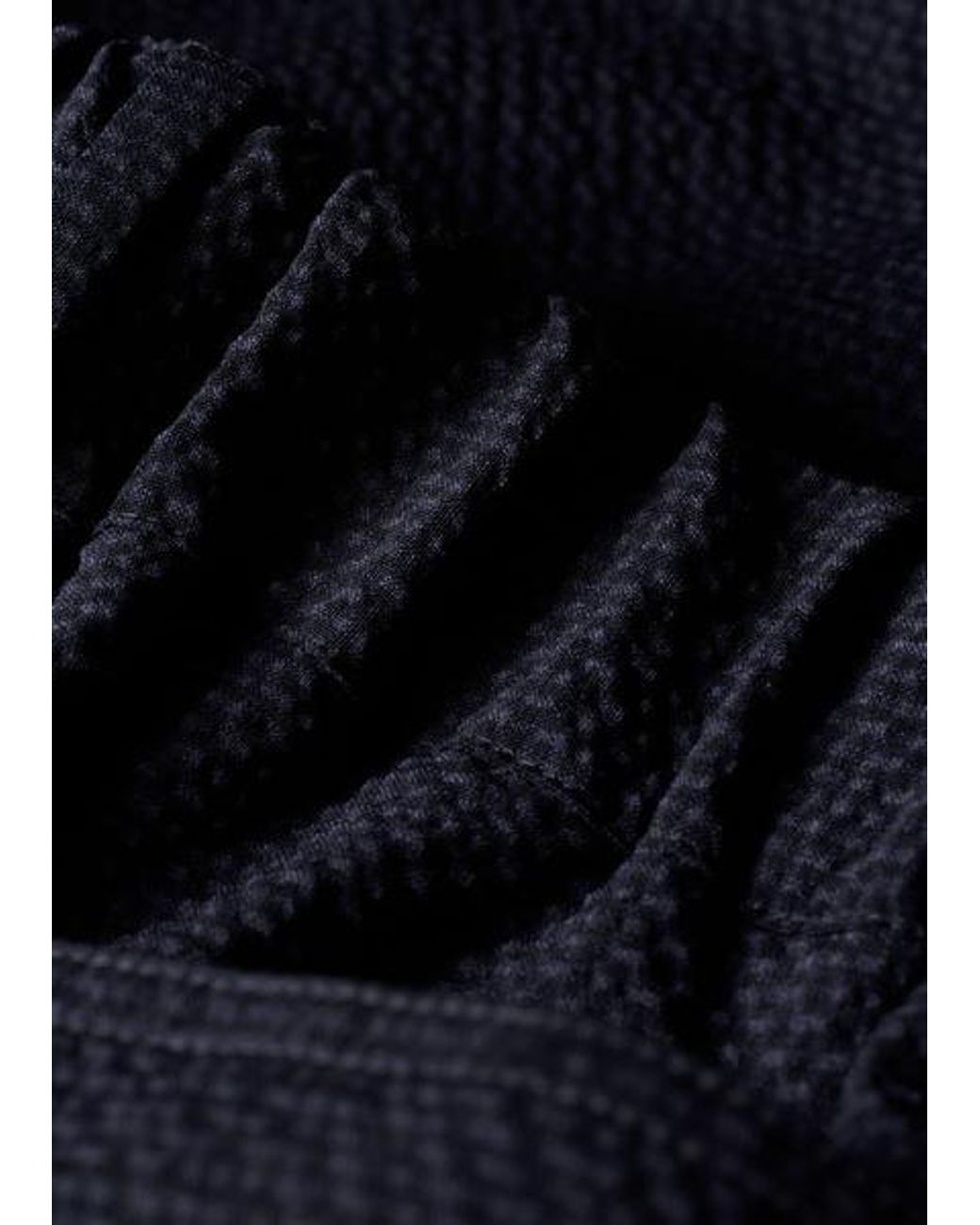 Paul Smith Blue Stretch-Wool Seersucker Shorts for men