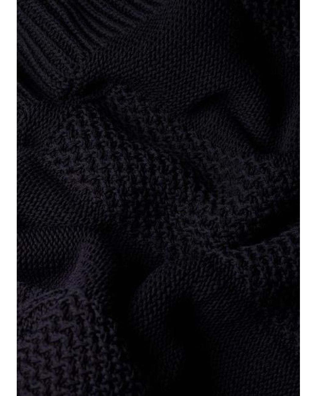 Paul Smith Blue Cotton Fisherman Sweater for men