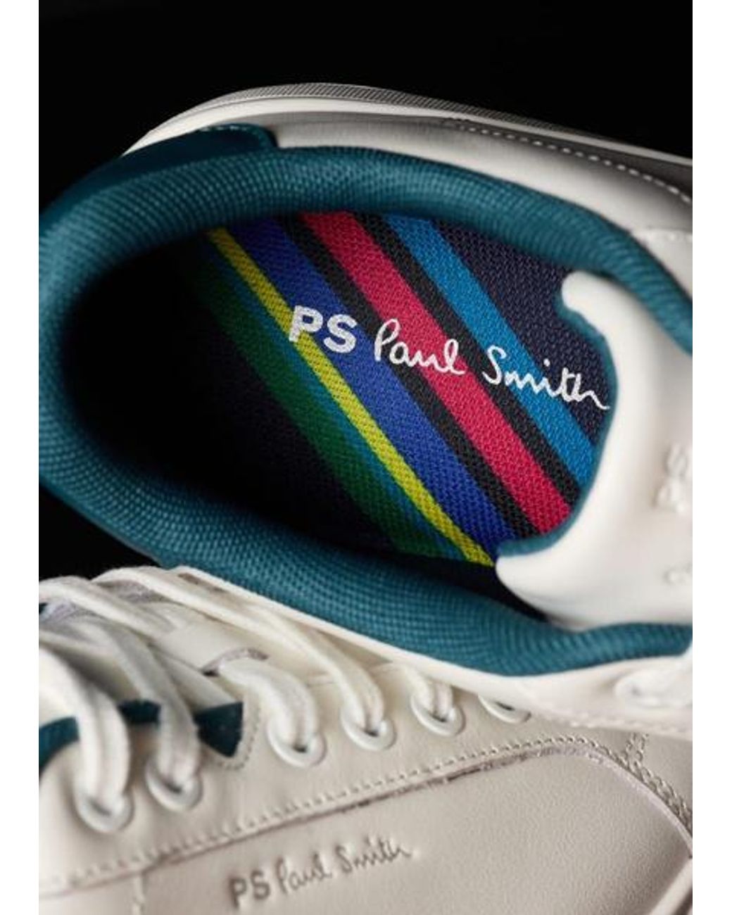 Paul Smith White 'Albany' Trainers for men