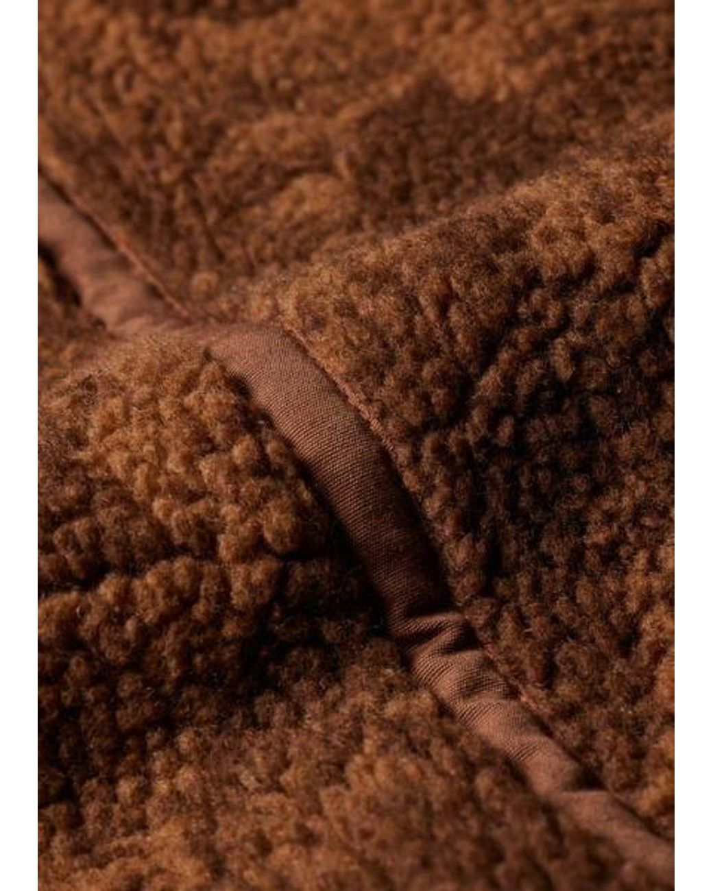 Paul Smith Brown Floral Fleece Jacket for men