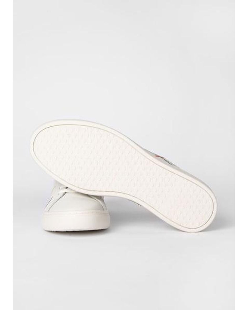 Paul Smith Mens Shoe Rex White Multi Abstract for men