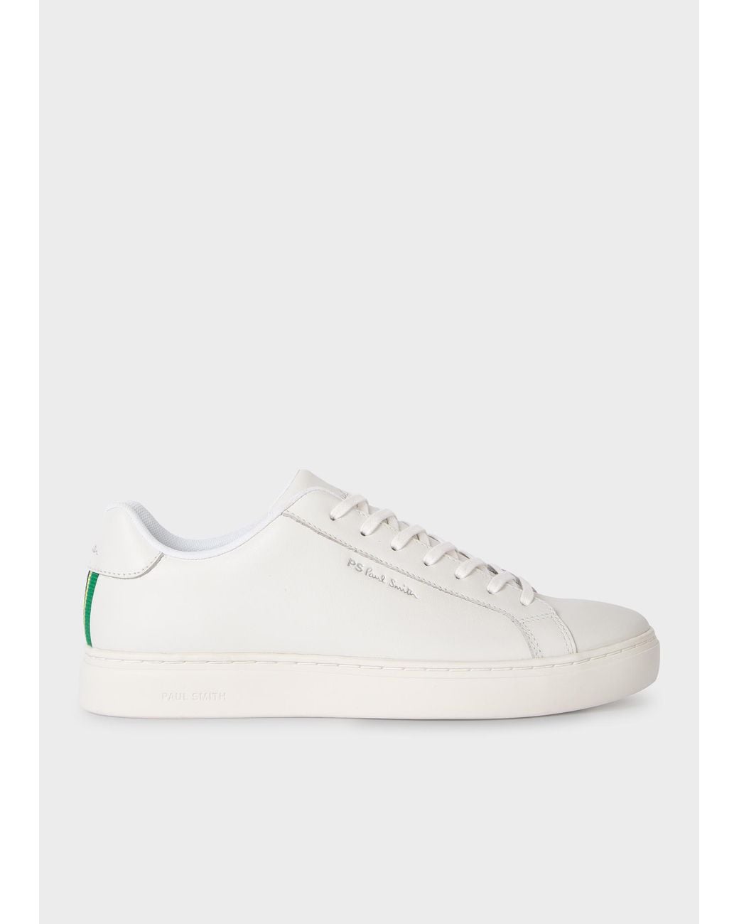 Paul Smith Natural Mens Shoe Rex White Tape for men