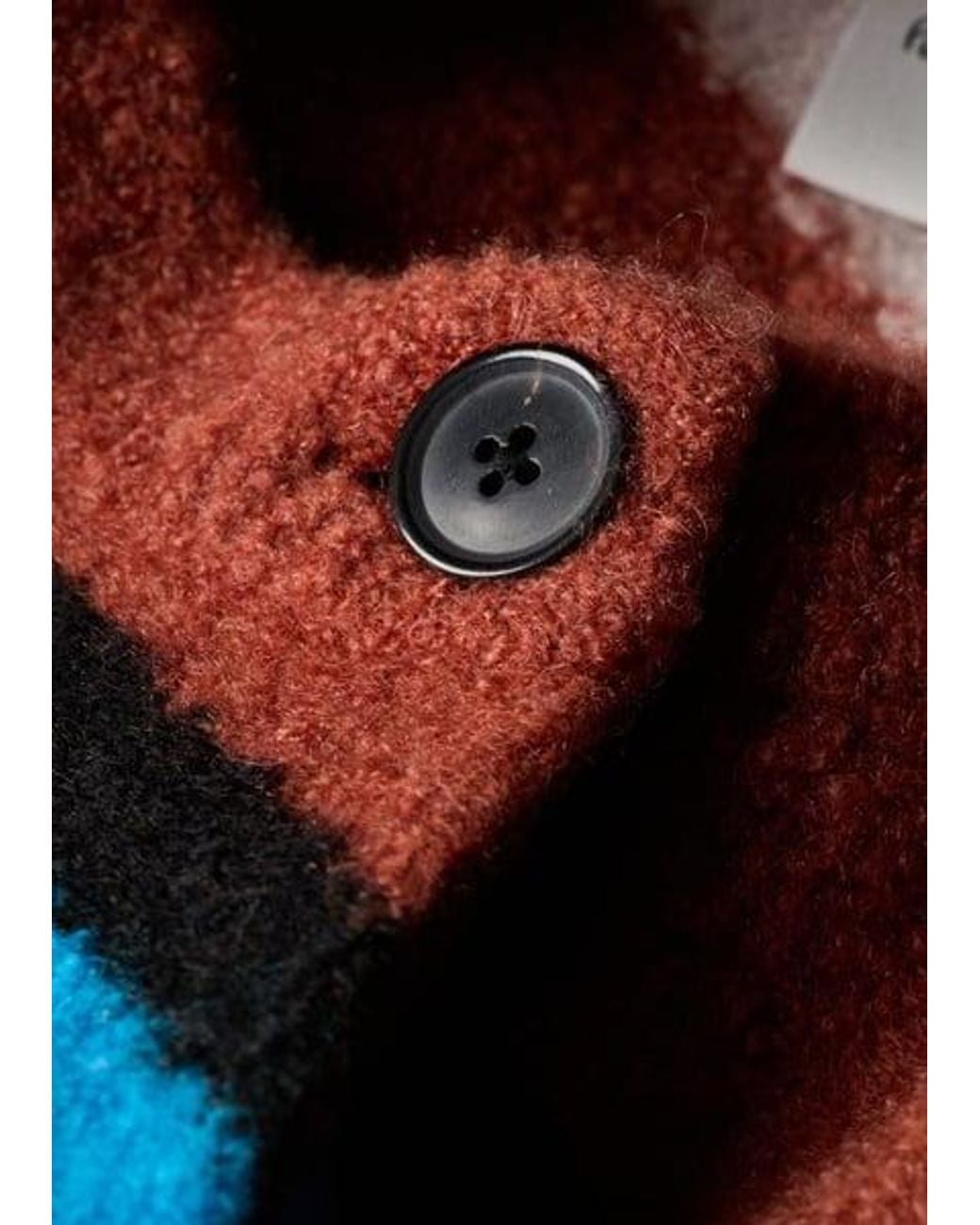 Paul Smith Gray 'Swirl' Boucle Cardigan