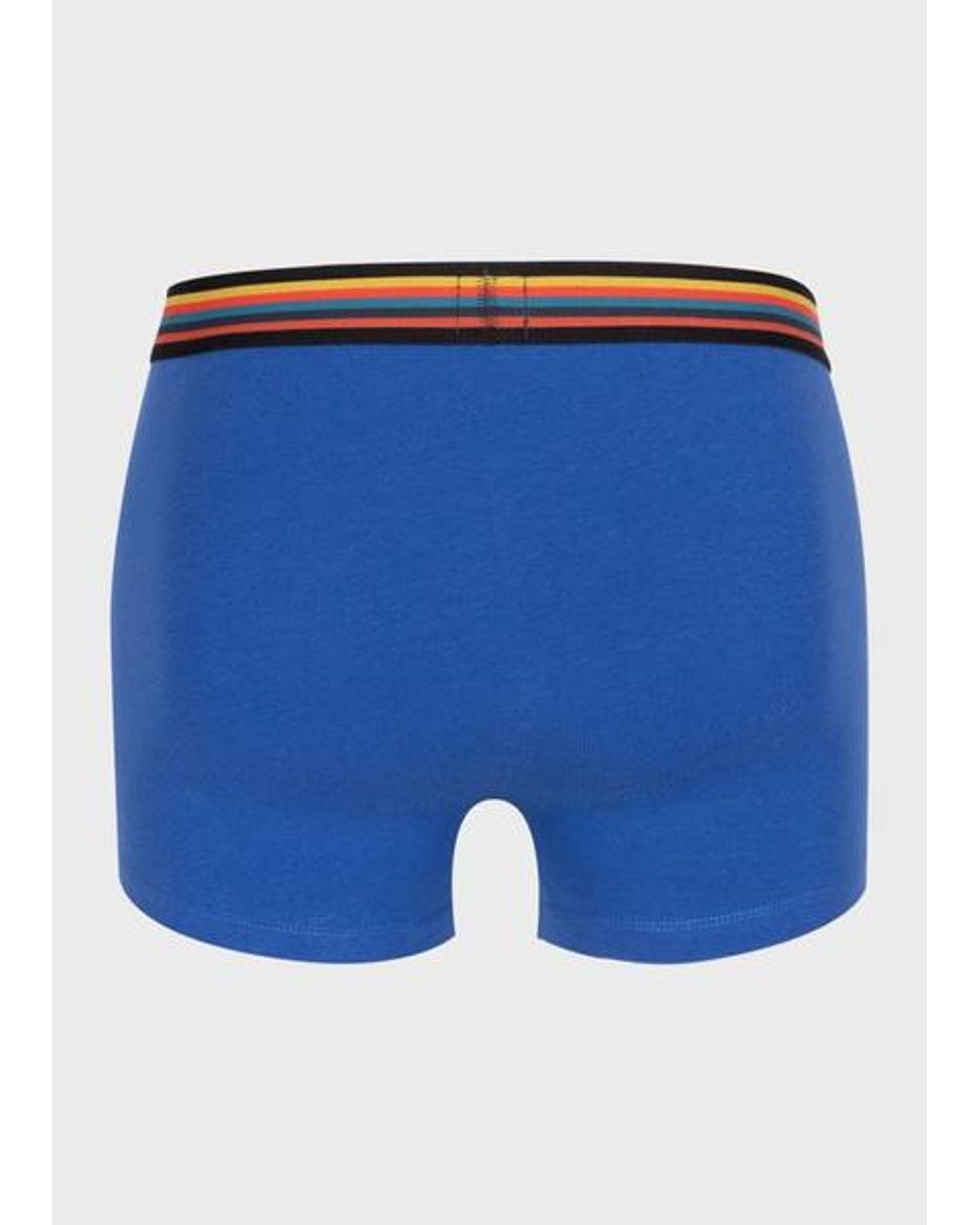 Paul Smith Blue Mixed Low-Rise 'Artist Stripe' Boxer Briefs Three Pack for men