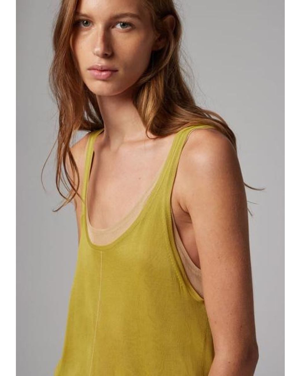 Paul Smith Green Double Layer Knitted Vest