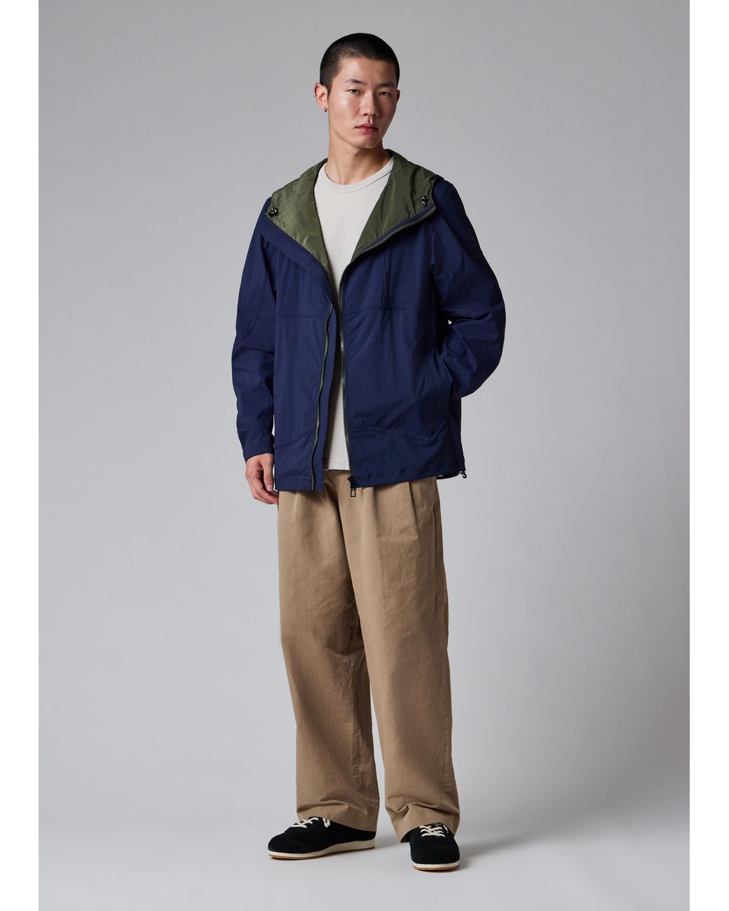 Paul Smith Blue Packable Showerproof Ripstop Jacket for men