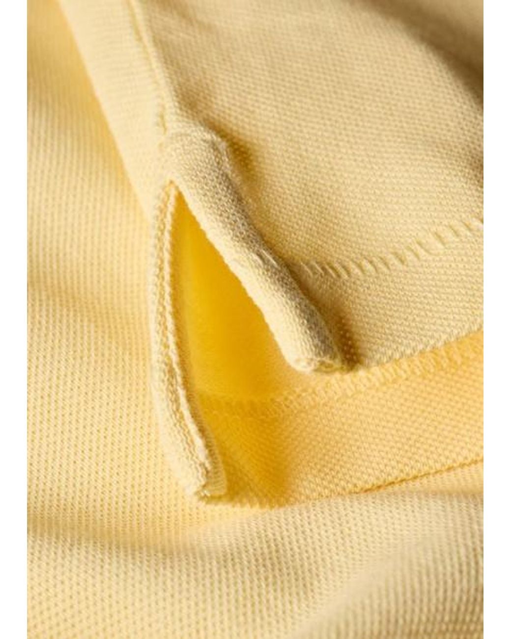Paul Smith Yellow Pale Organic Cotton Zebra Polo Shirt for men