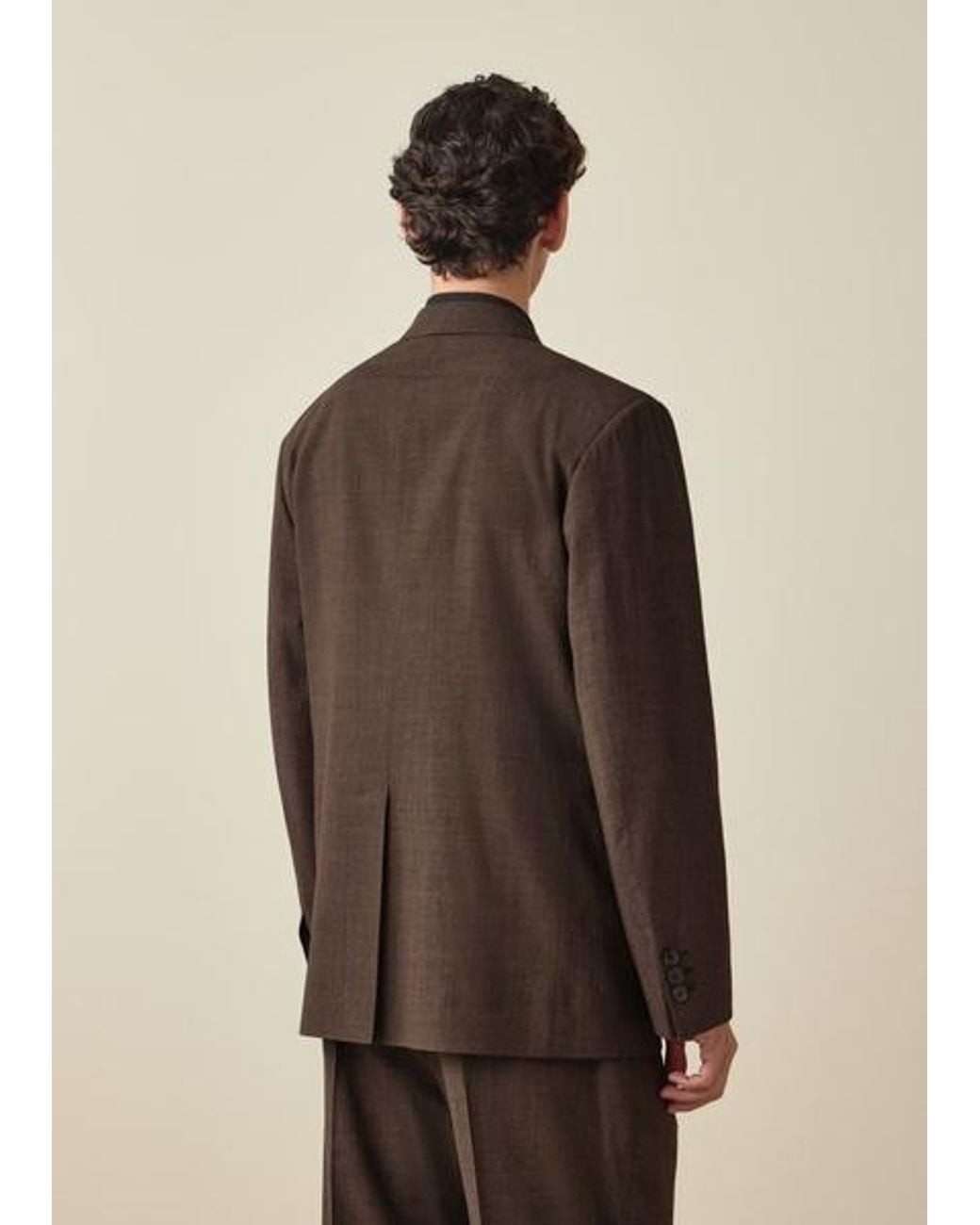 Paul Smith Brown Crepe Viscose-Wool Four-Pocket Blazer for men