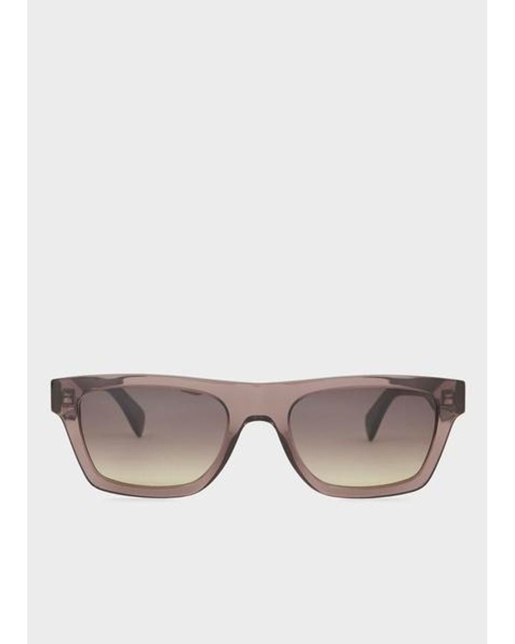 Paul Smith Gray Transparent 'Morrel' Sunglasses