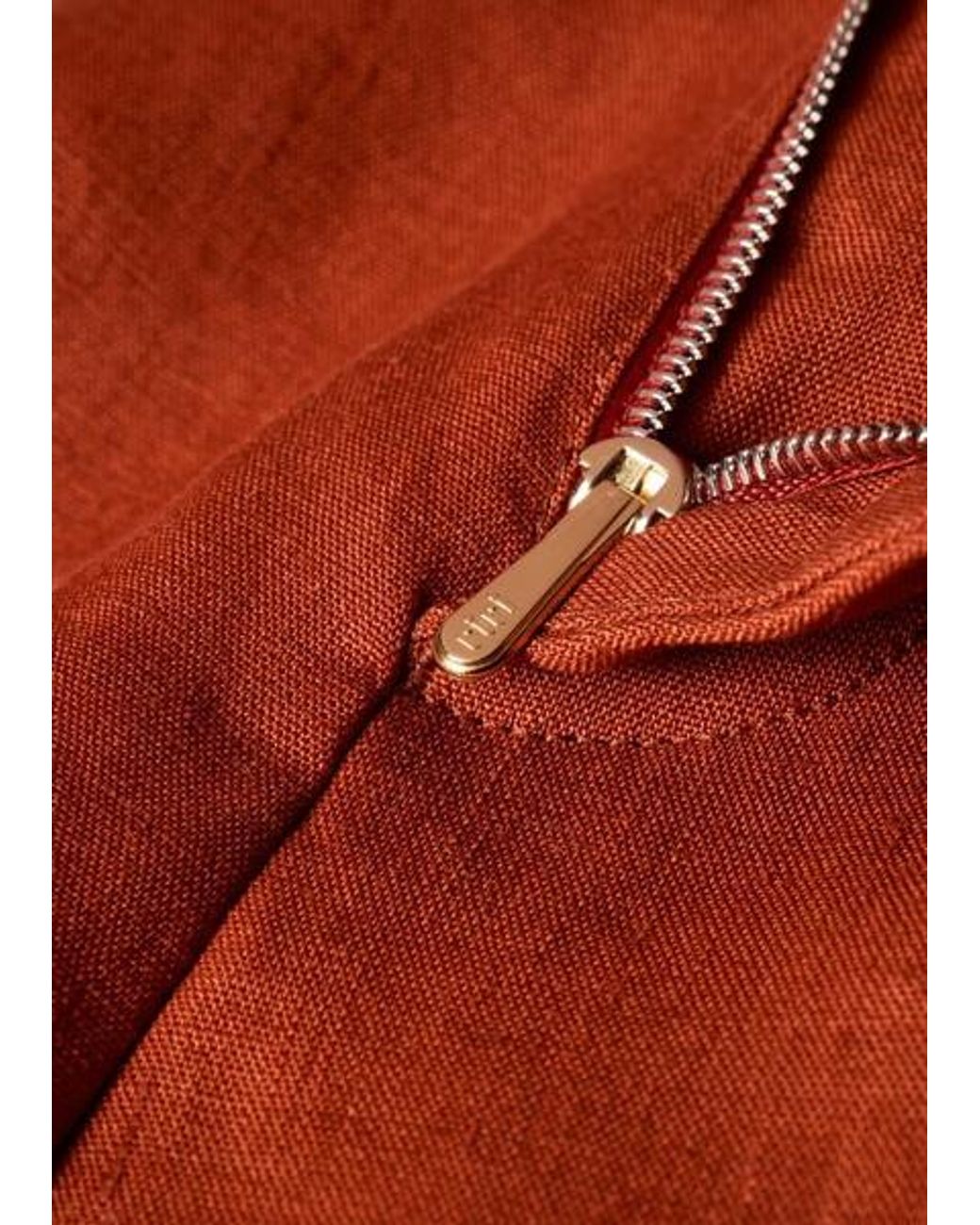Paul Smith Red Rust Linen Trousers for men
