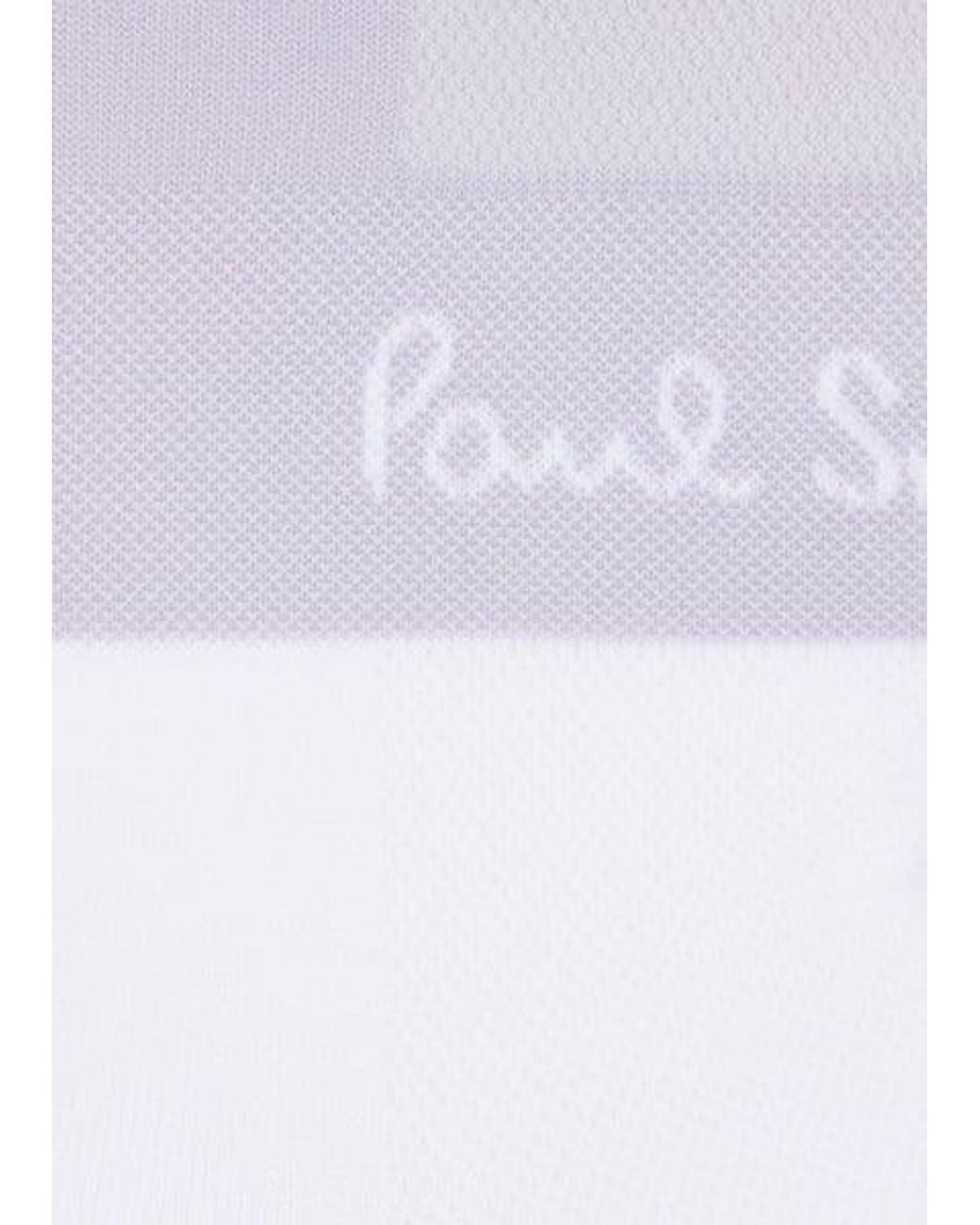 Paul Smith White 'Signature Stripe' Cycling Socks for men