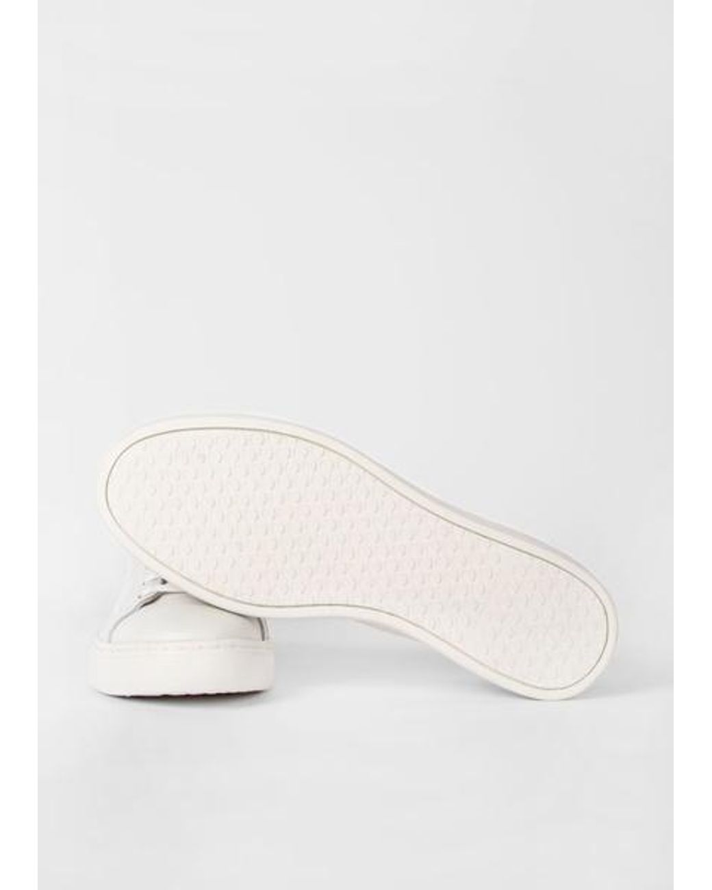 Paul Smith Natural Mens Shoe Rex White Tape for men