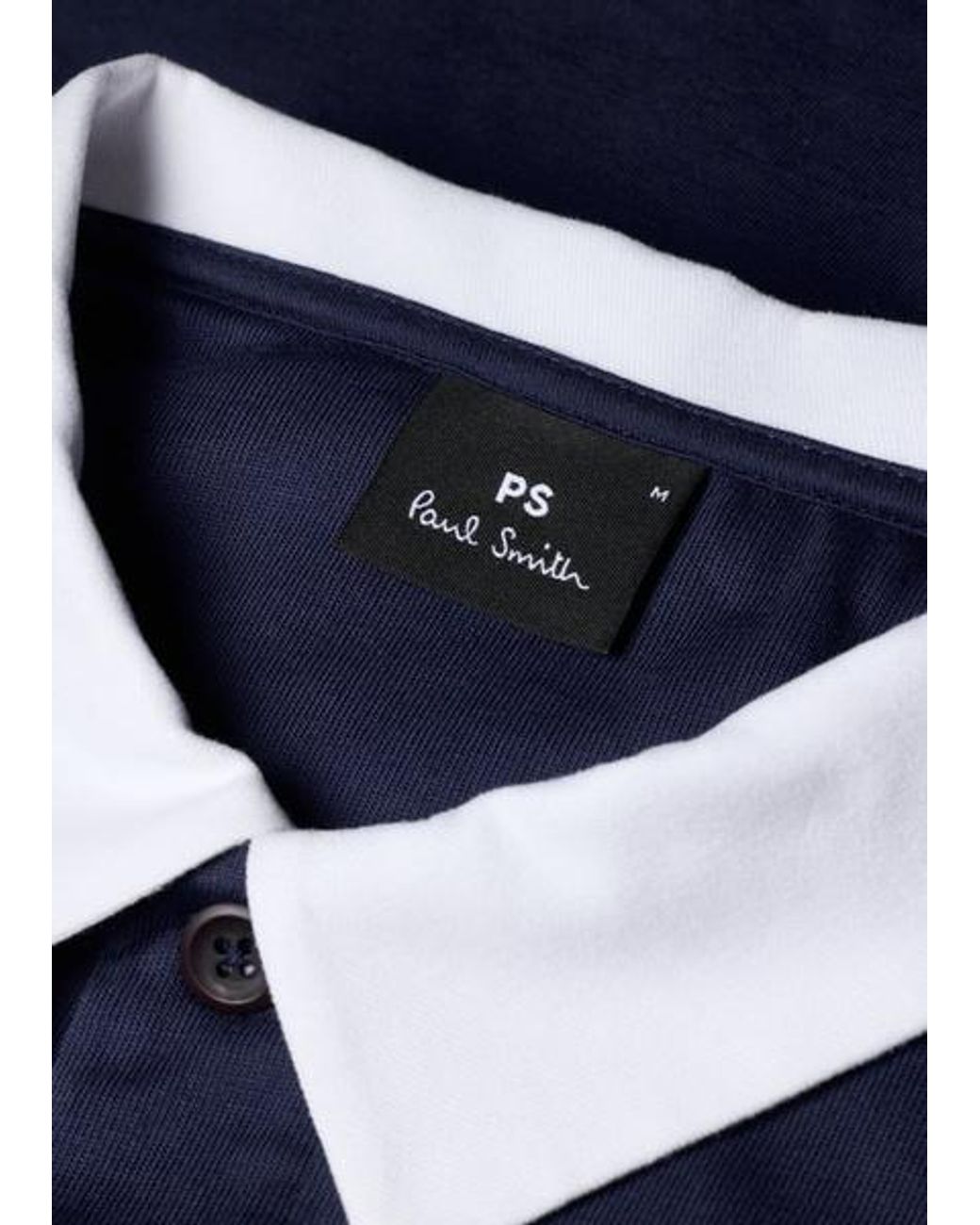 Paul Smith Blue Ps Logo Rugby Top for men
