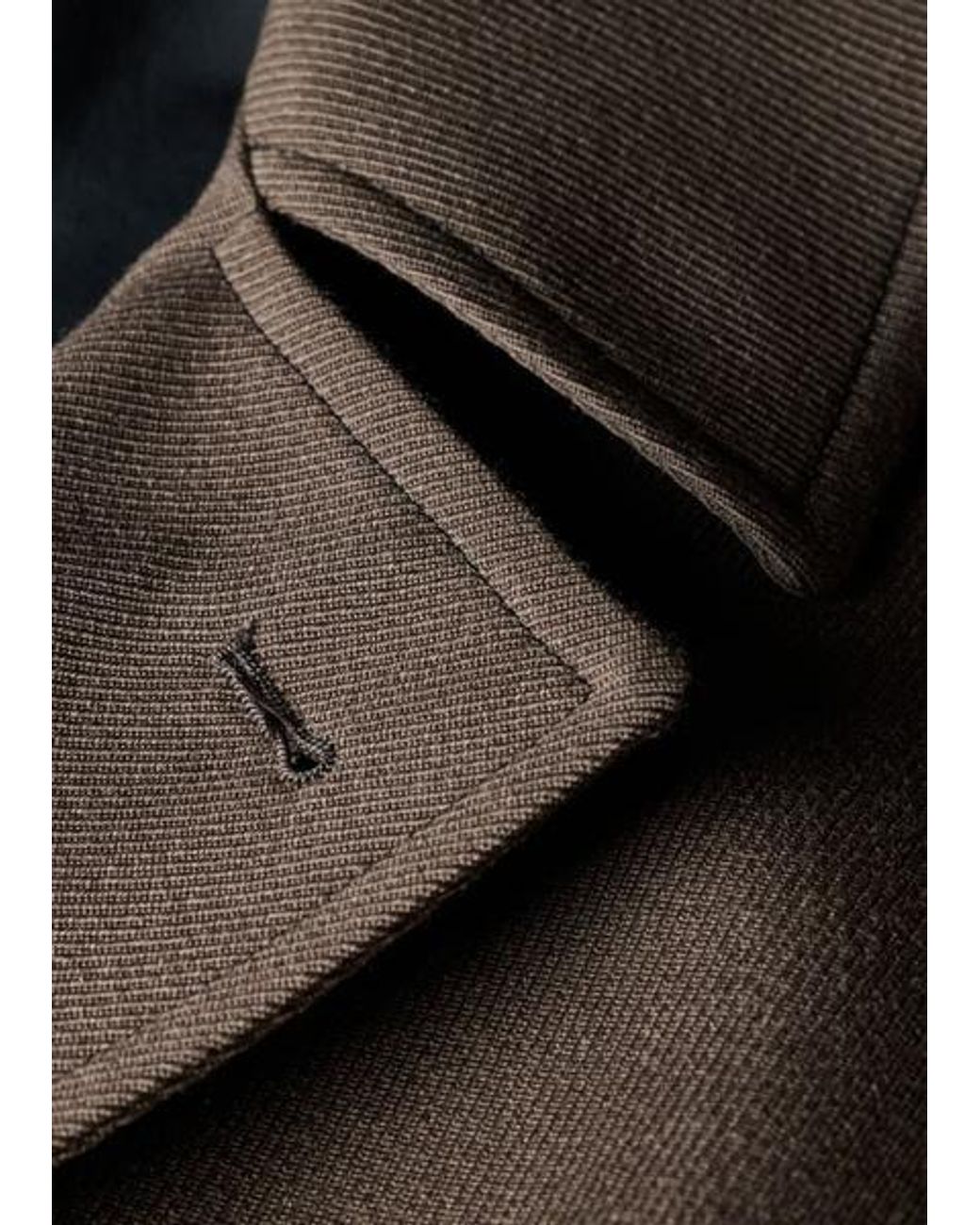 Paul Smith Brown Oversized Wool-Twill Double-Breasted Coat for men