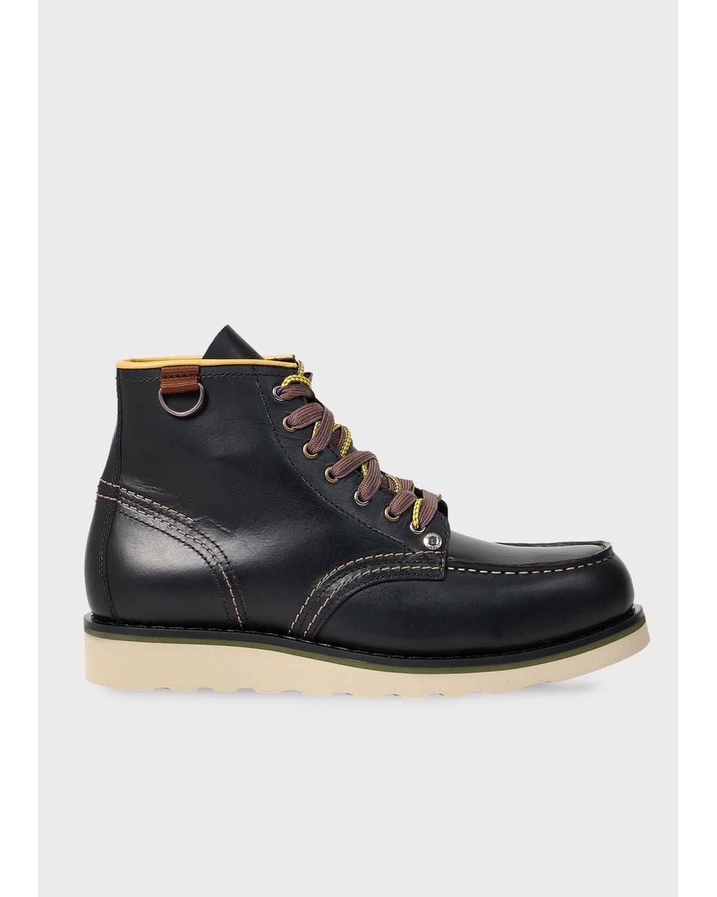 Paul Smith Black Leather 'Rook' Boots for men