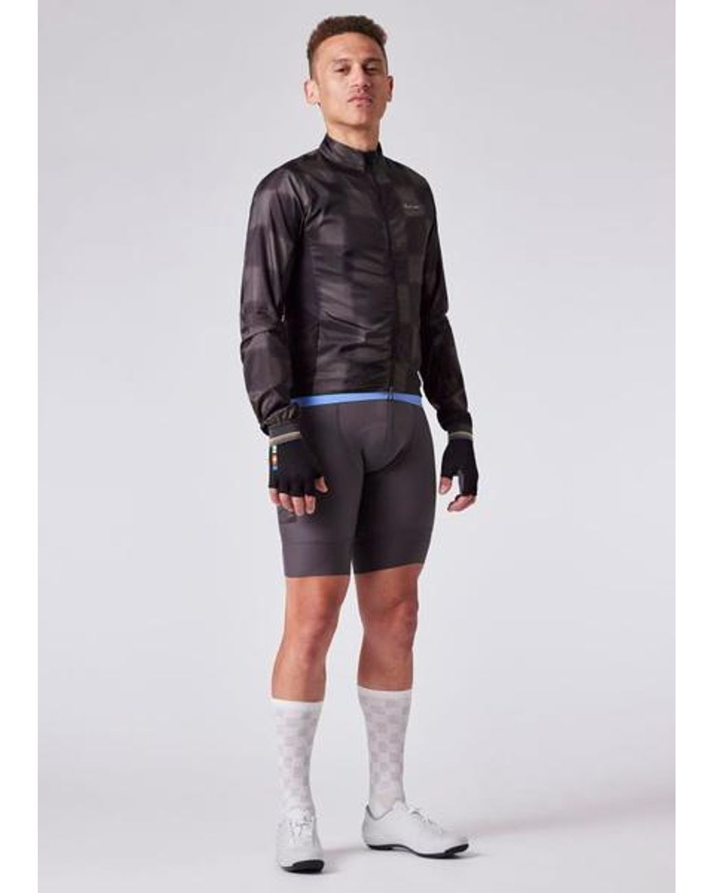 Paul Smith Gray Packable Cycling Wind Jacket for men