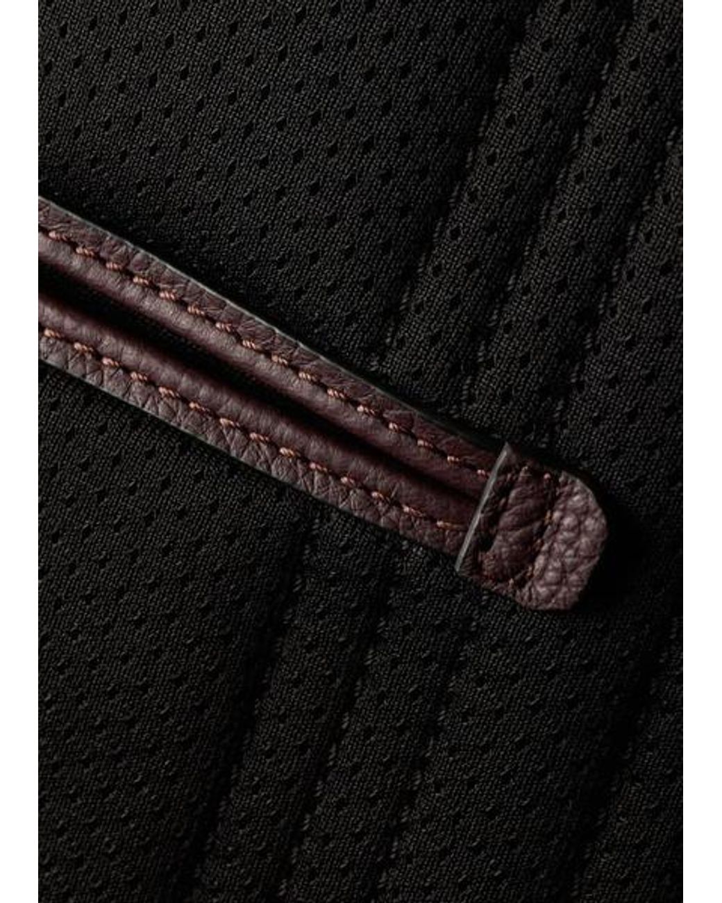 Paul Smith Purple Burgundy Leather Backpack for men