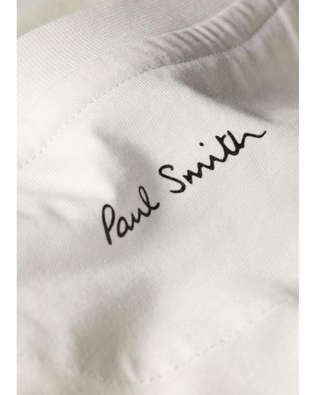 Paul Smith Natural 'Year Of The Goat' Print T-Shirt for men