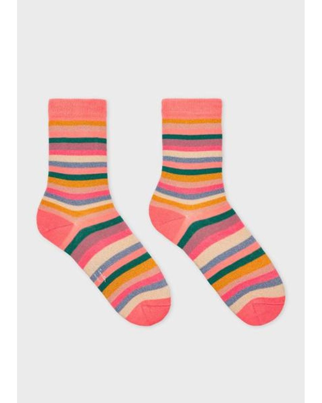 Paul Smith Pink 'Swirl' Socks Three Pack