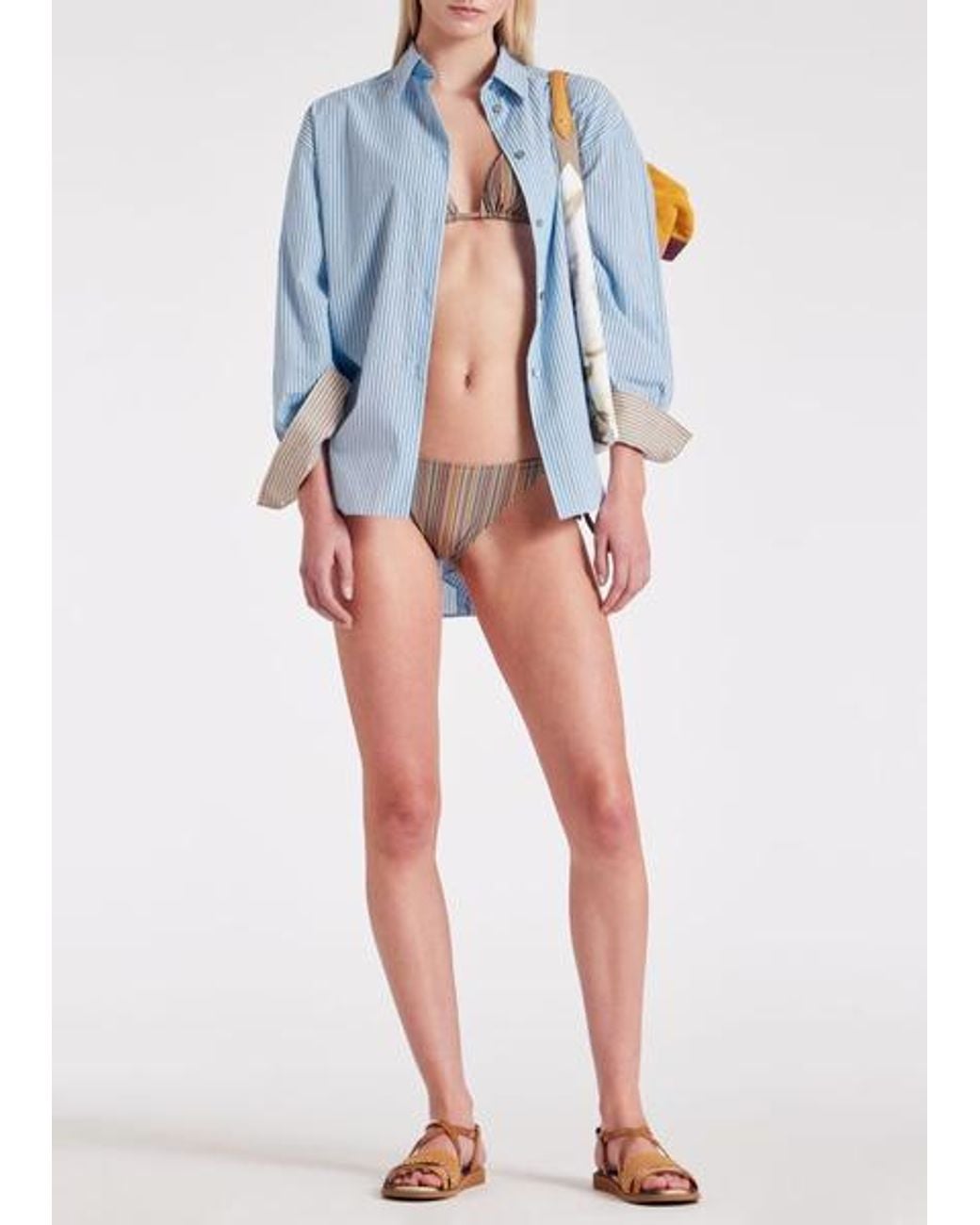 Paul Smith Pink Triangle Bikini Top