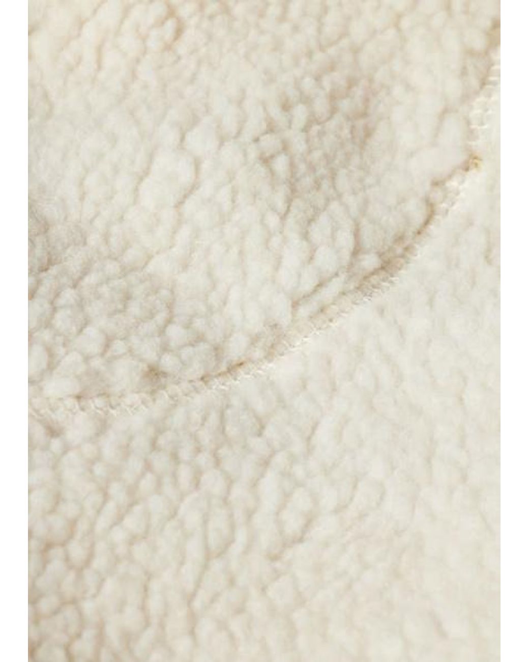 Paul Smith Natural Zip Sherpa Fleece Jacket for men