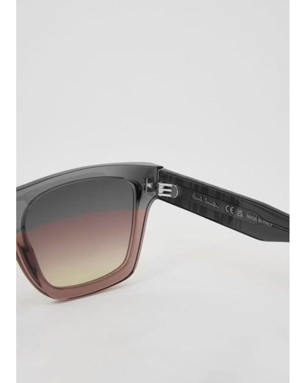 Paul Smith Gray Transparent 'Morrel' Sunglasses