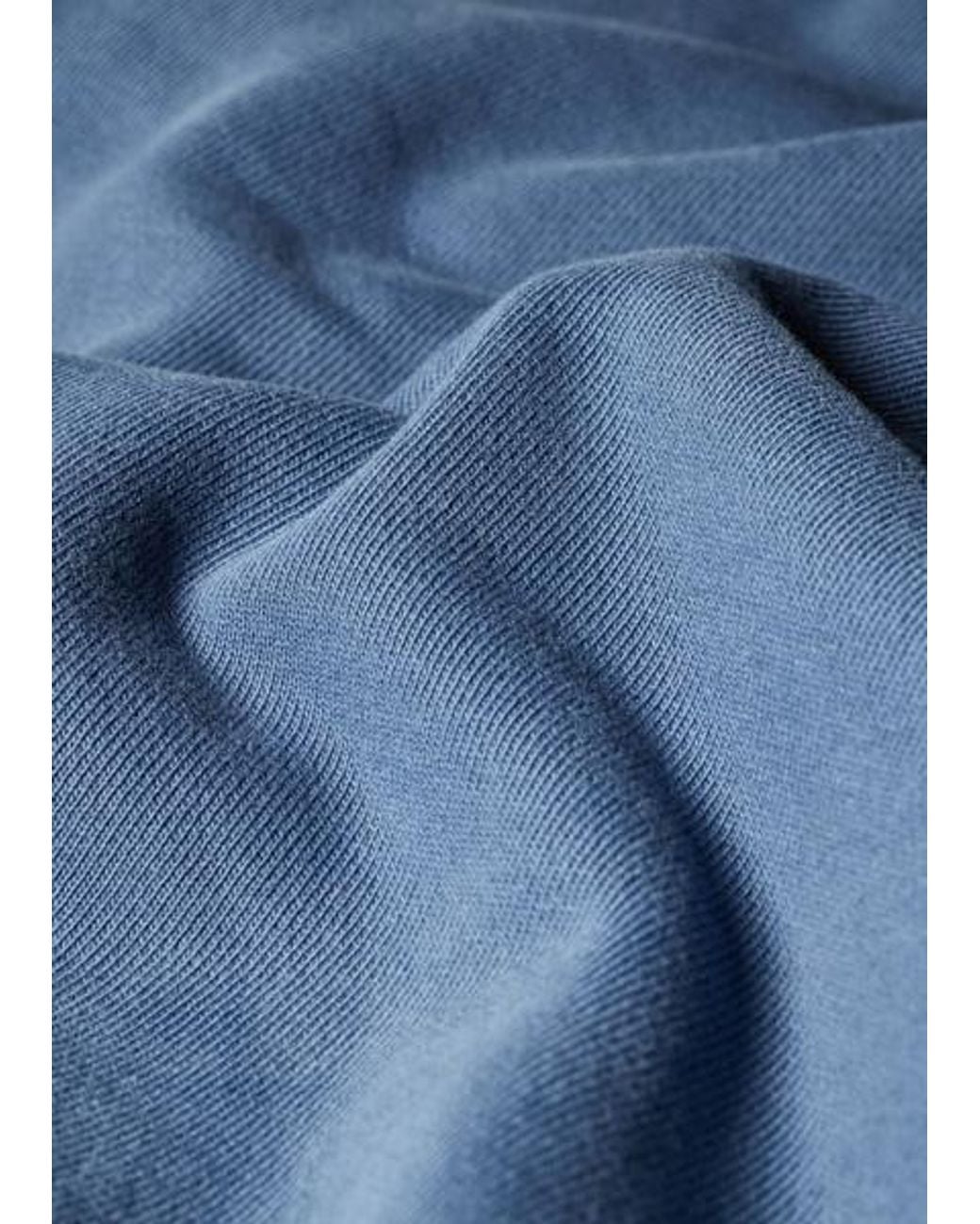 Paul Smith Blue Cotton Quarter-Zip Sweatshirt for men