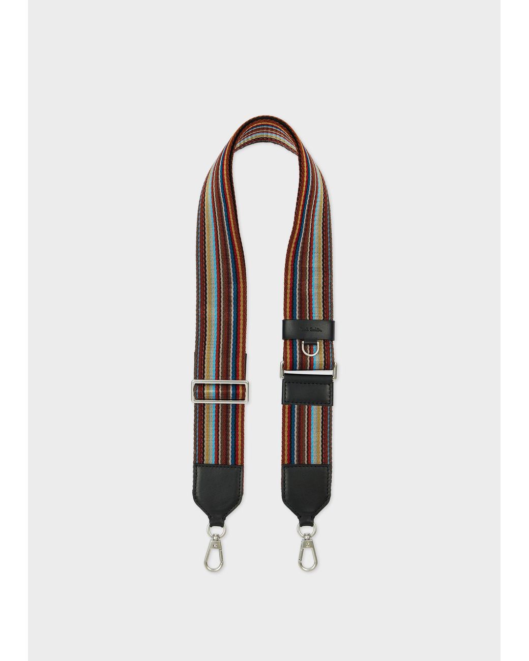 Paul Smith White 'Signature Stripe' Bag Strap