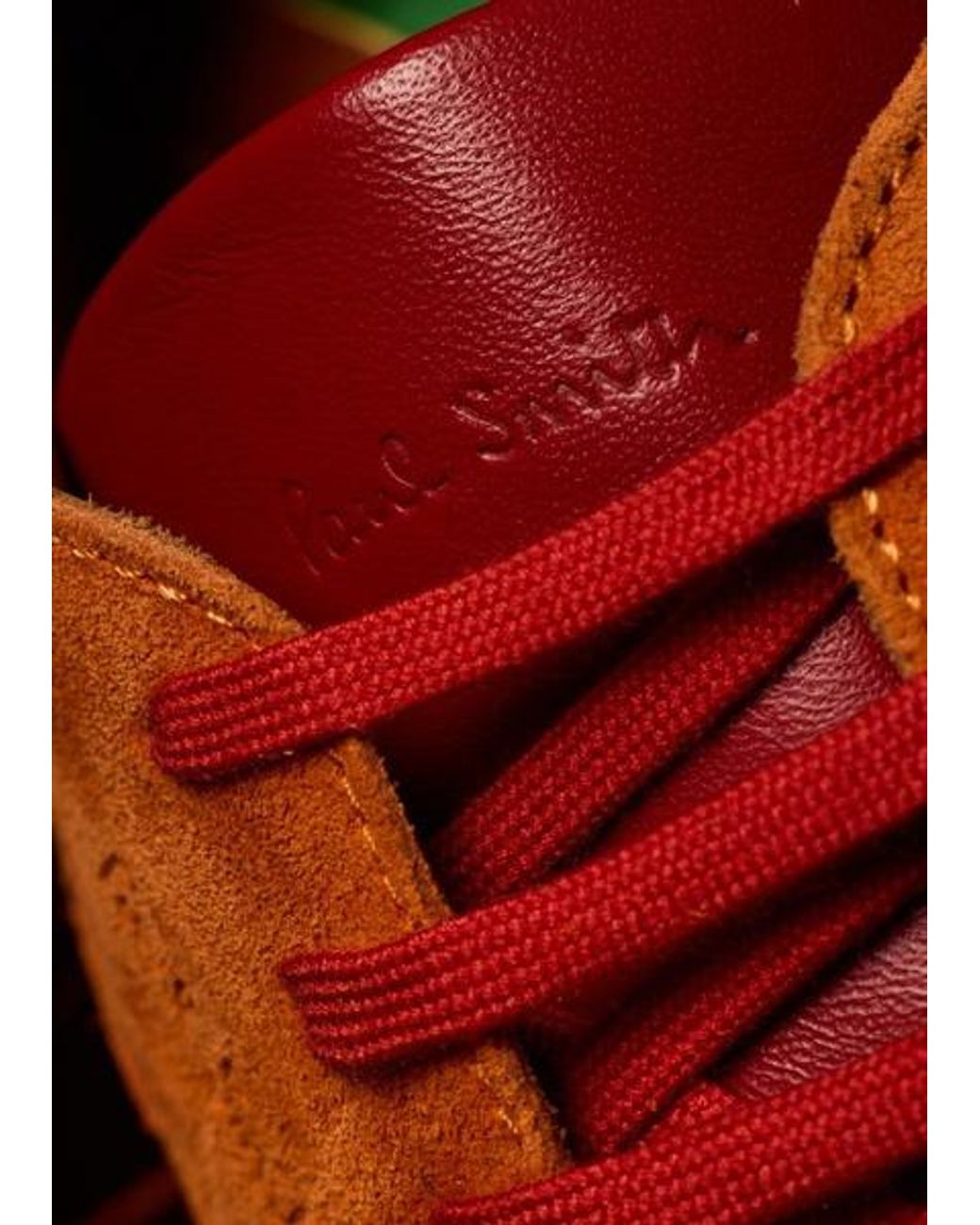 Paul Smith Orange 'Marini' Trainers for men