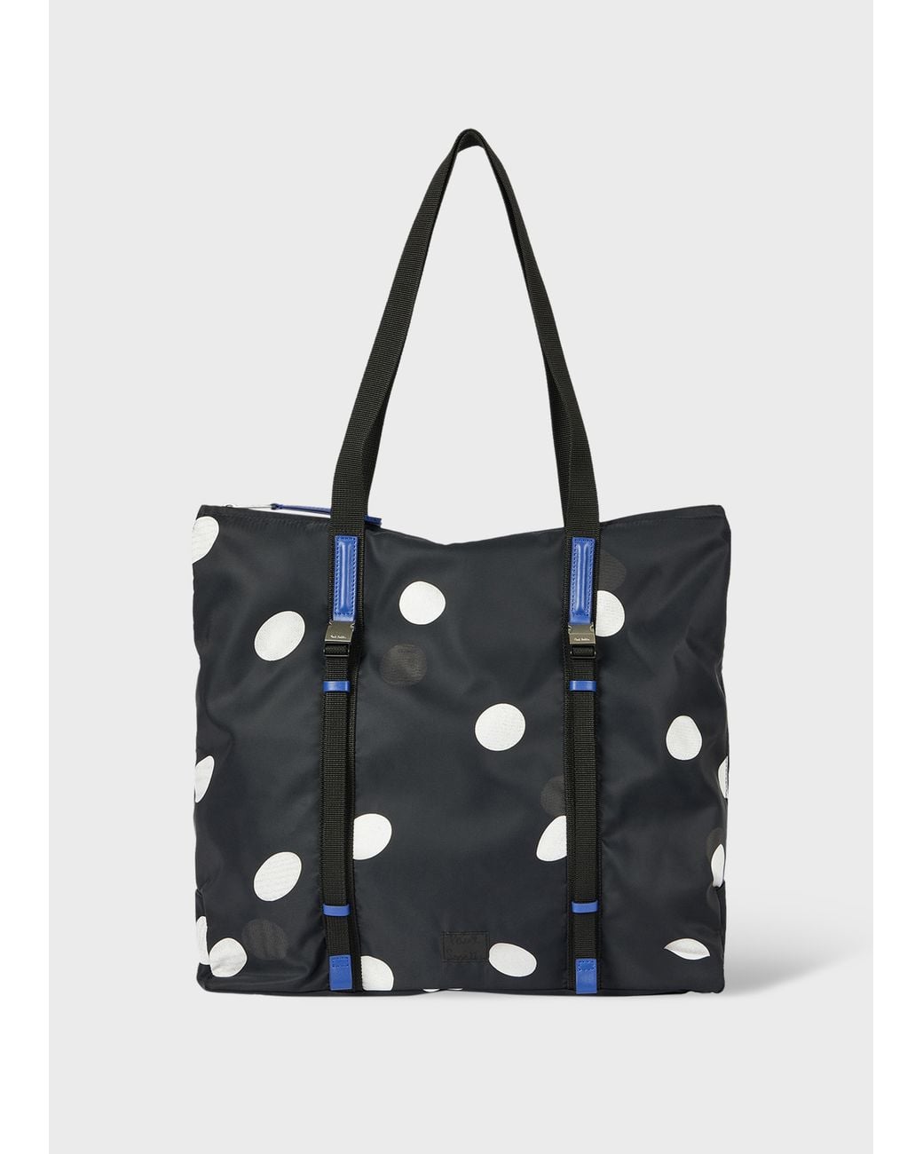 Paul Smith Black Polka Dot Tote Bag for men