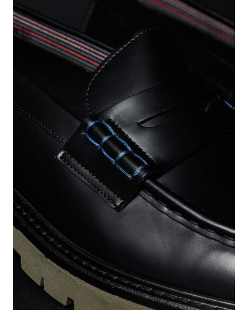Paul Smith Black 'Alfie' Loafers for men