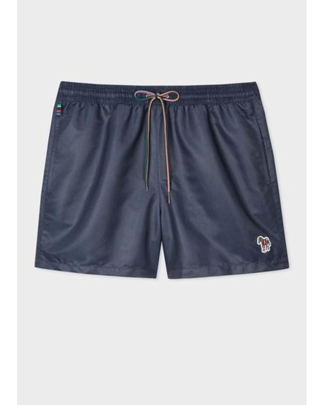Paul Smith Black Zebra Logo Swim Shorts for men