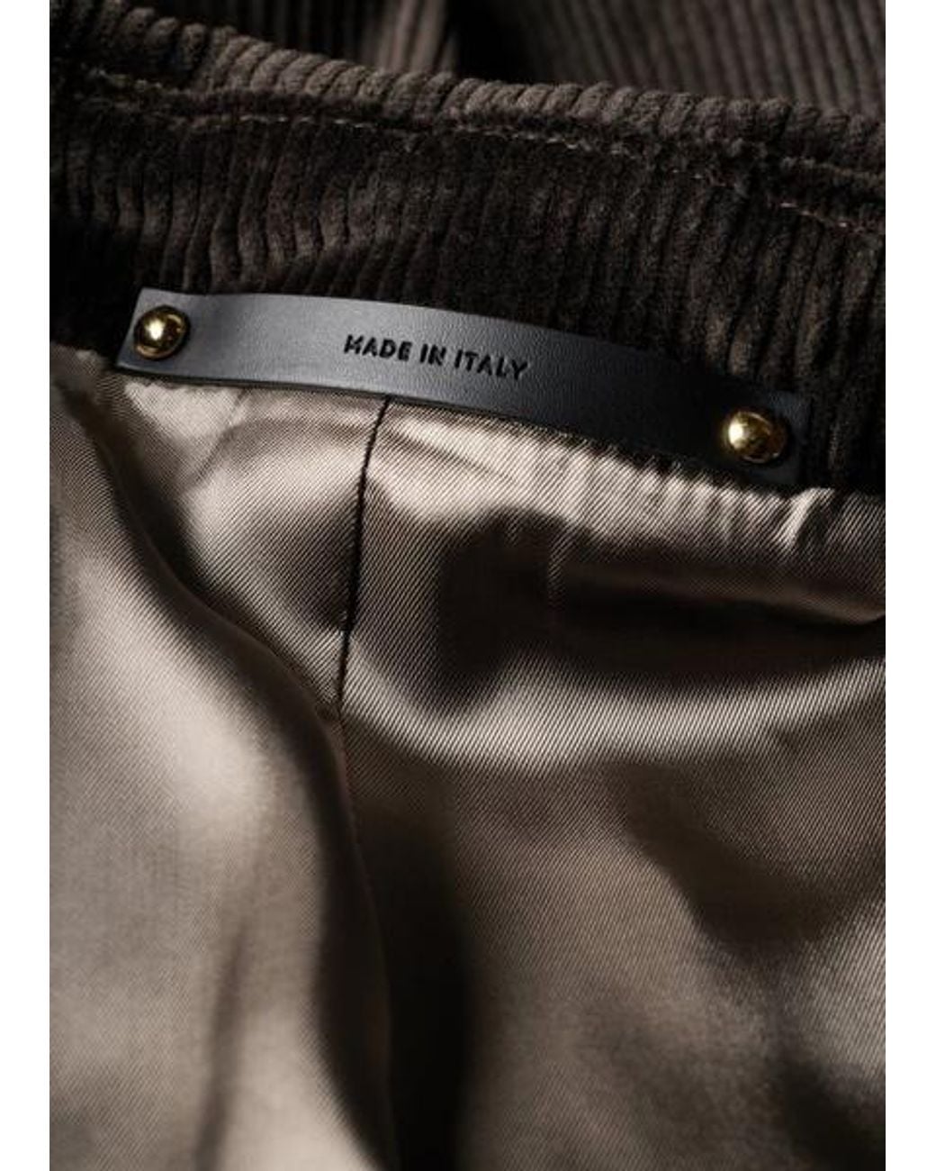 Paul Smith Black Corduroy Bomber Jacket for men