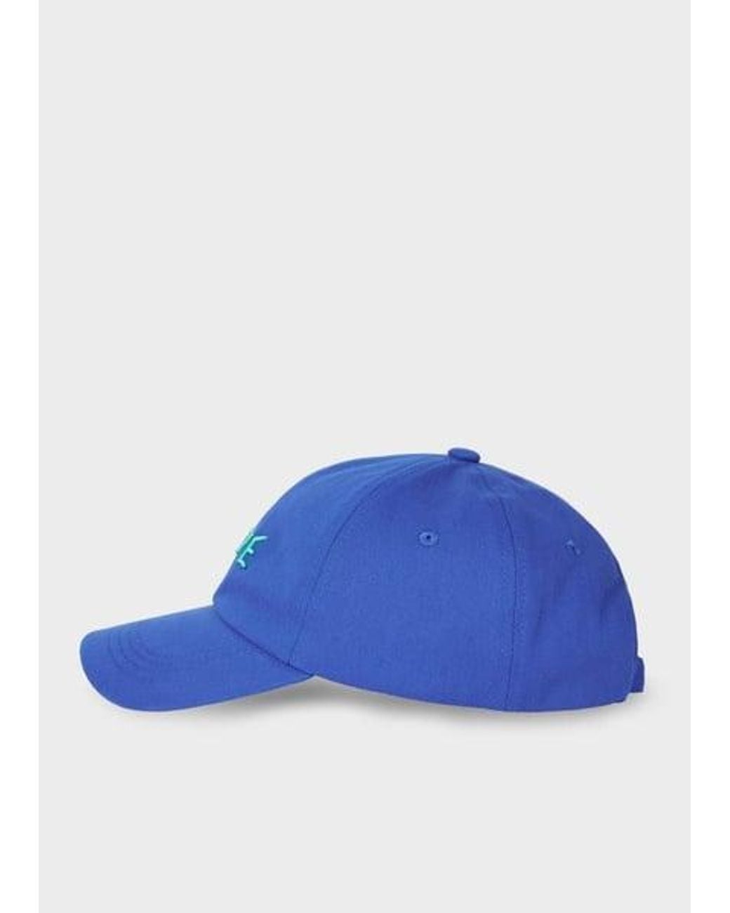 Paul Smith Blue Cobalt 'Love' Cap for men