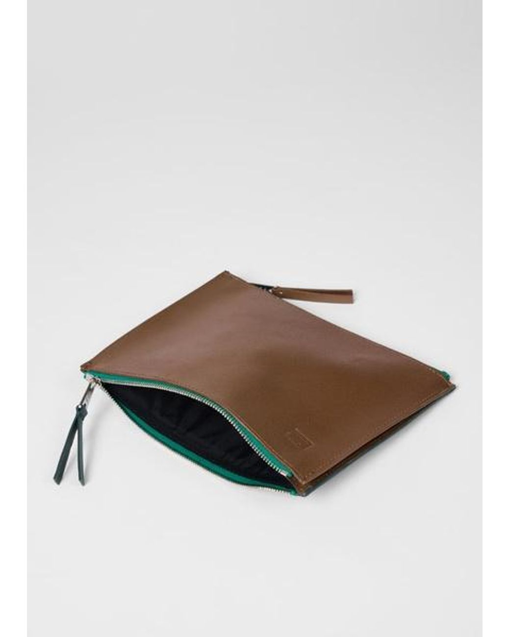 Paul Smith Brown Two-Tone Zip Travel Pouch for men