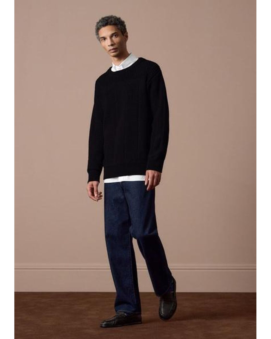 Paul Smith Blue Cotton Fisherman Sweater for men