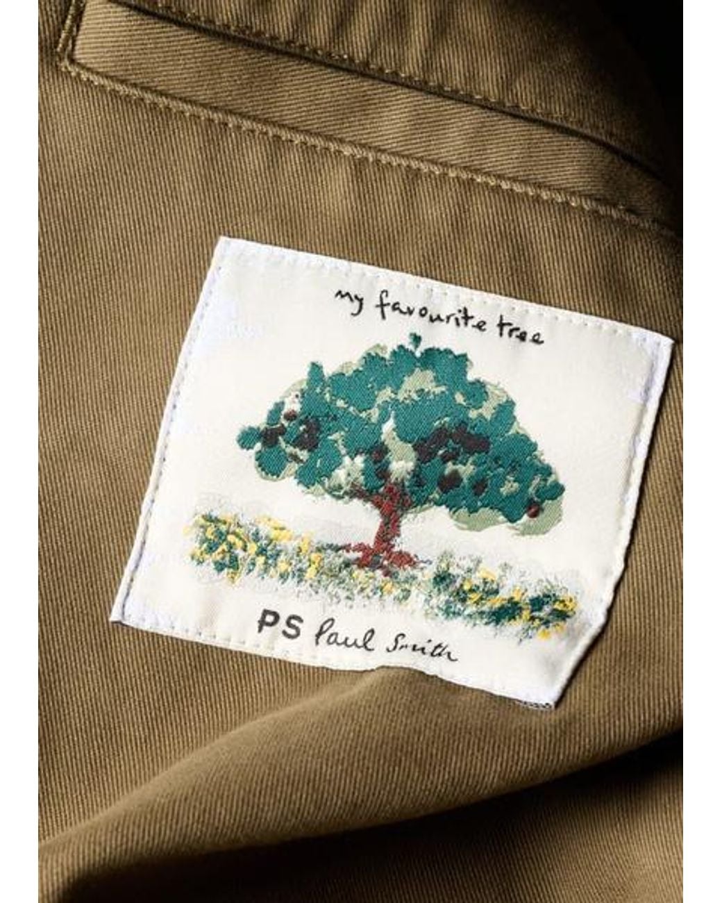 Paul Smith Natural Cotton-Twill Utility Blazer for men