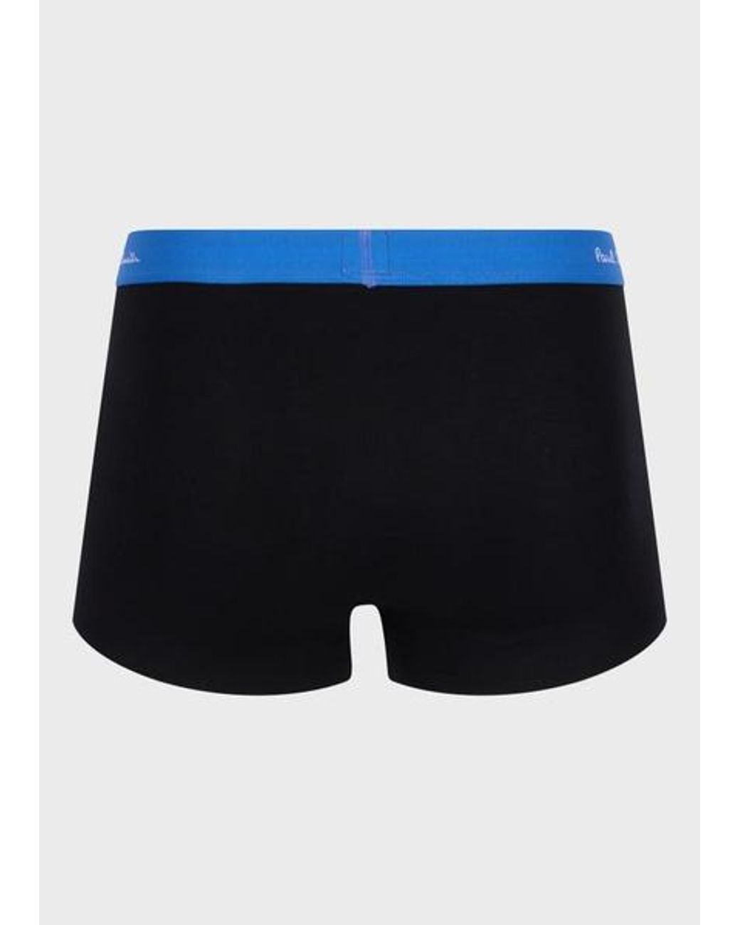 Paul Smith Blue Organic Cotton Patterned Mixed Boxer Briefs Seven Pack for men