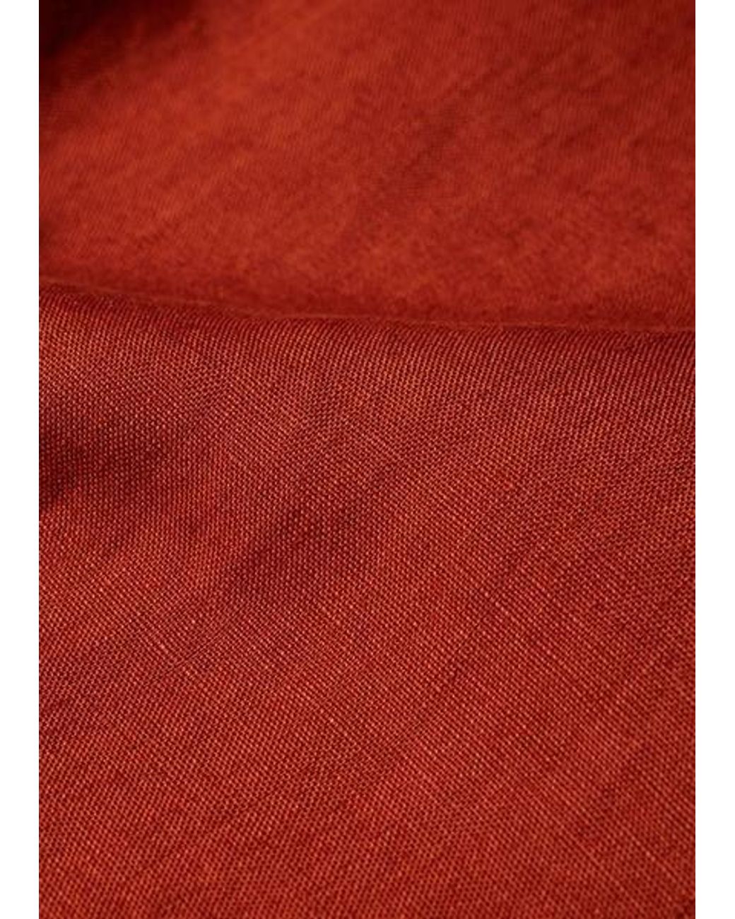 Paul Smith Red Rust Linen Shorts for men