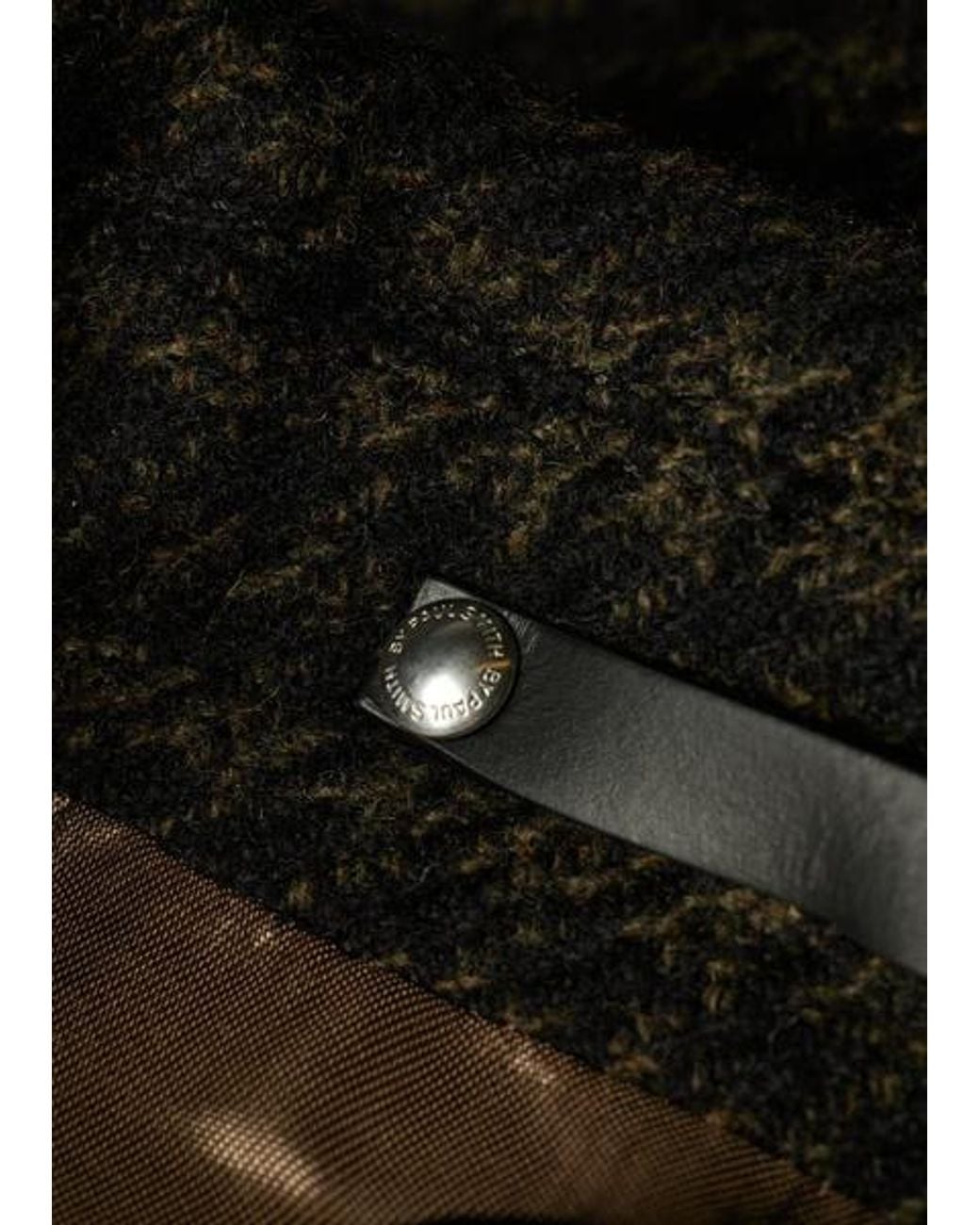 Paul Smith Black Dogtooth Wool-Blend Chore Jacket for men