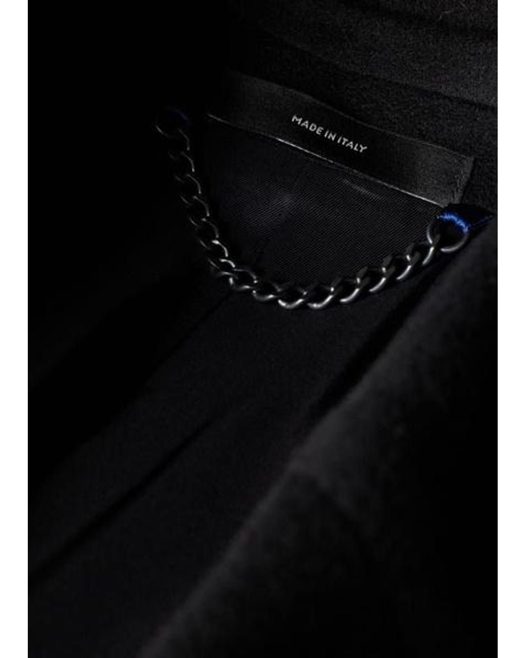 Paul Smith Blue Wool-Cashmere Epsom Coat