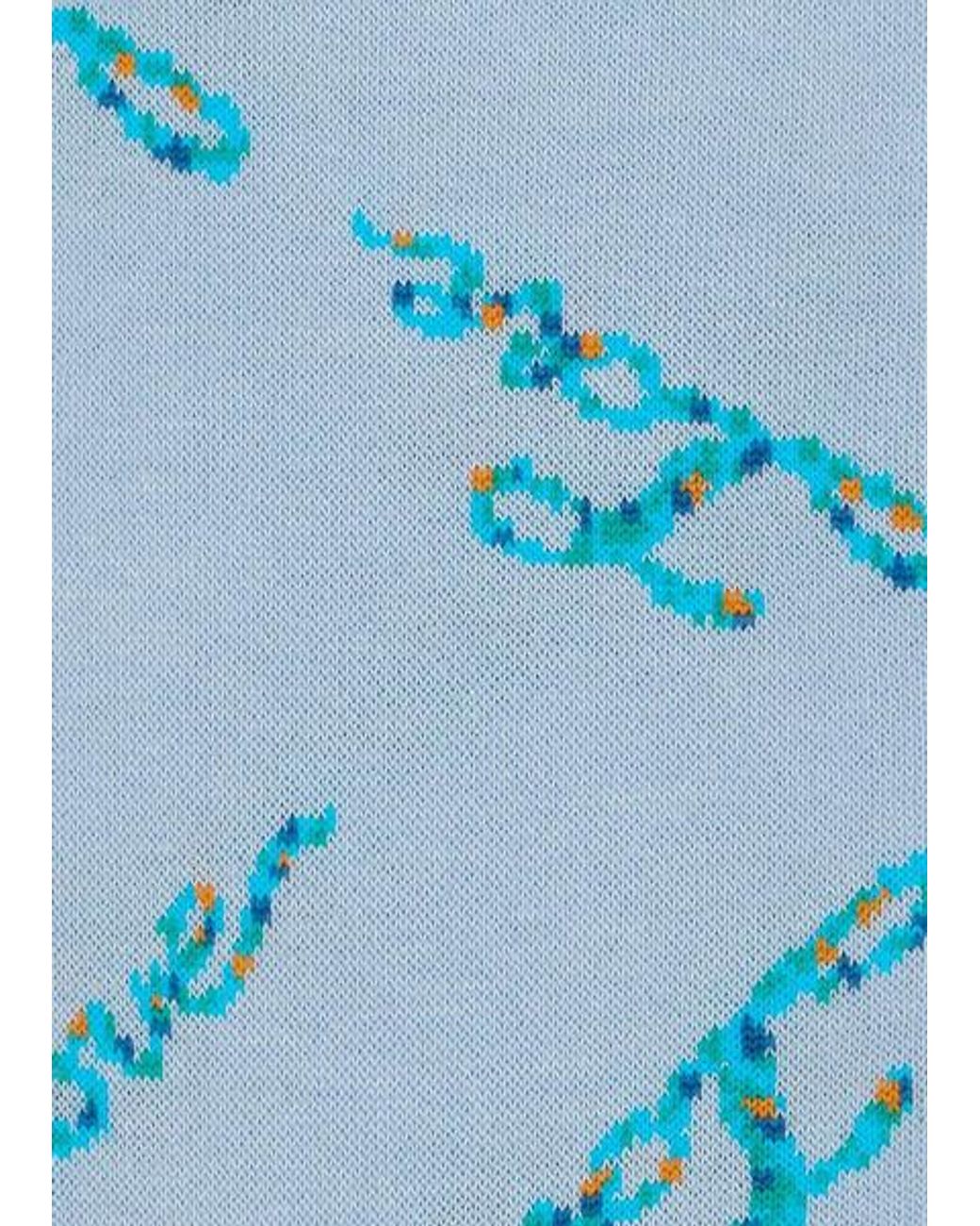 Paul Smith Blue Sky 'Love' Socks for men