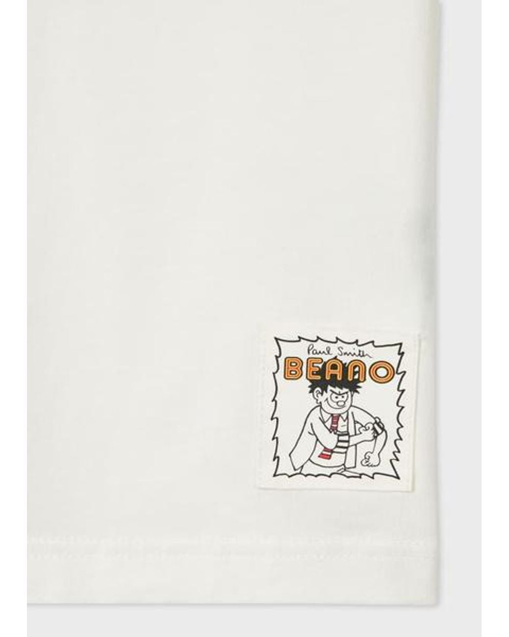 Paul Smith + Beano Natural 'Wow' Print T-Shirt for men