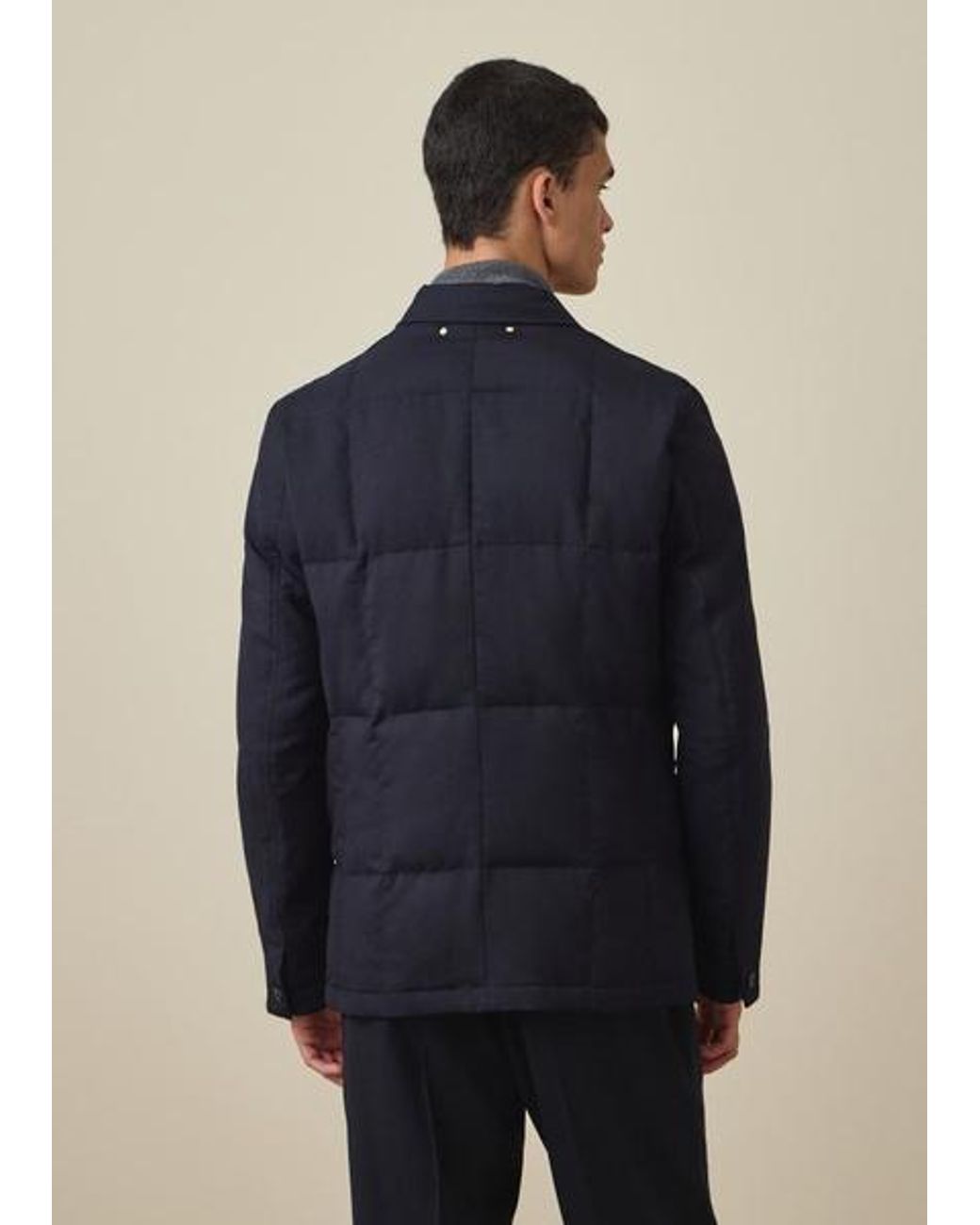 Paul Smith Blue Quilted A Suit To Travel In' Blazer for men