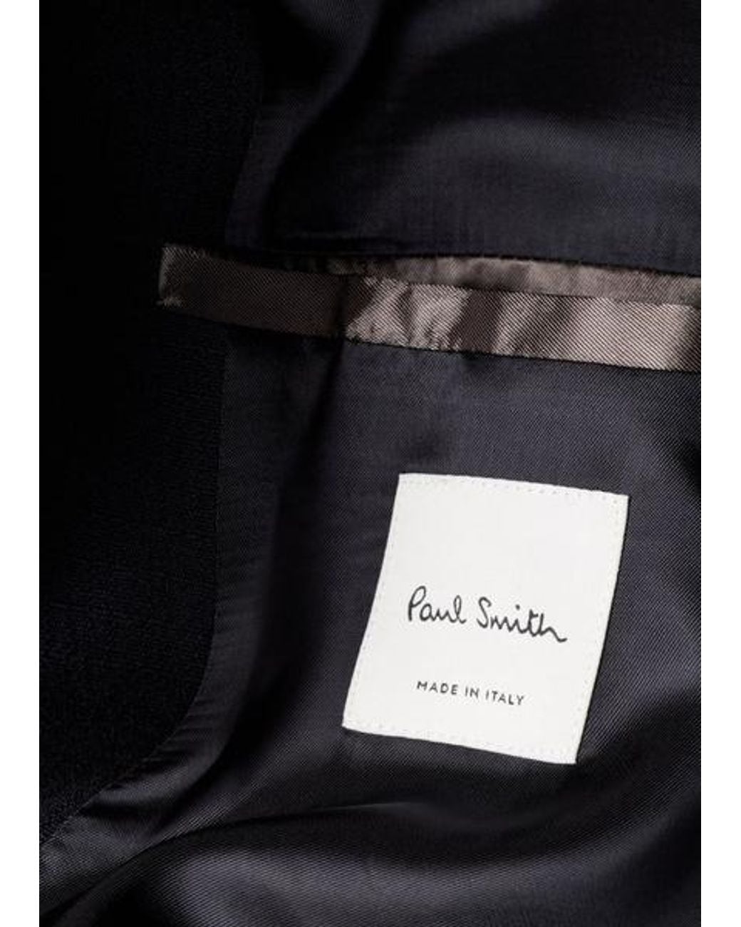 Paul Smith Black Wool-Ripstop Field Jacket for men