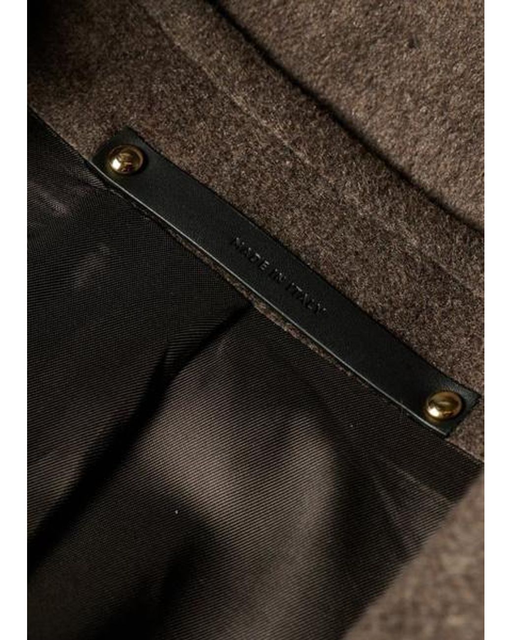 Paul Smith Brown Wool-Cashmere Blend Overcoat for men