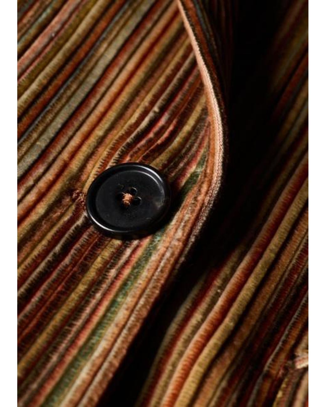 Paul Smith Brown 'Signature Stripe' Cord Double-Breasted Blazer