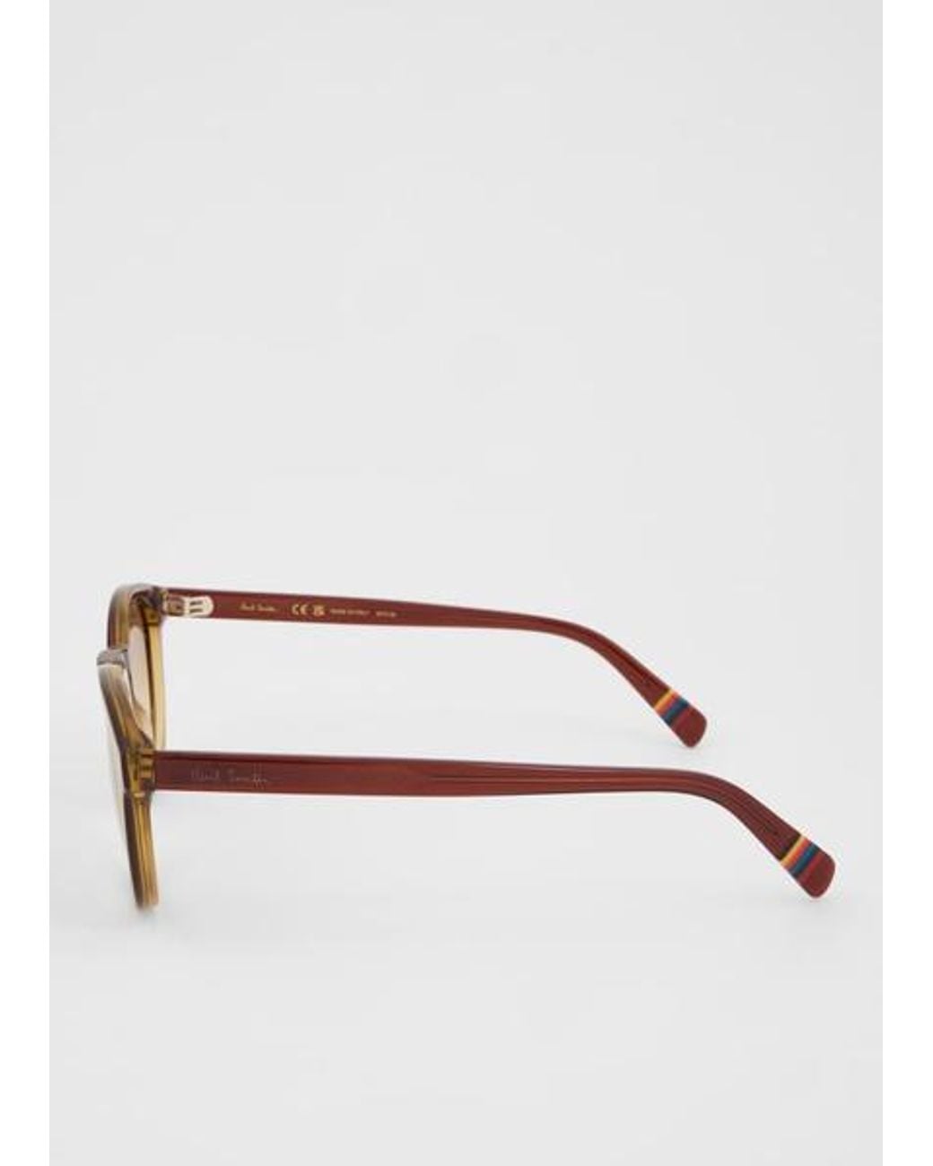 Paul Smith Natural Transparent And 'Poulcott' Sunglasses