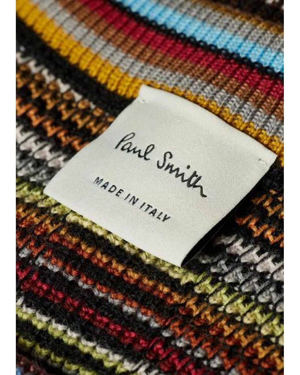 Paul Smith Gray Oversized 'Signature Stripe' Sweater