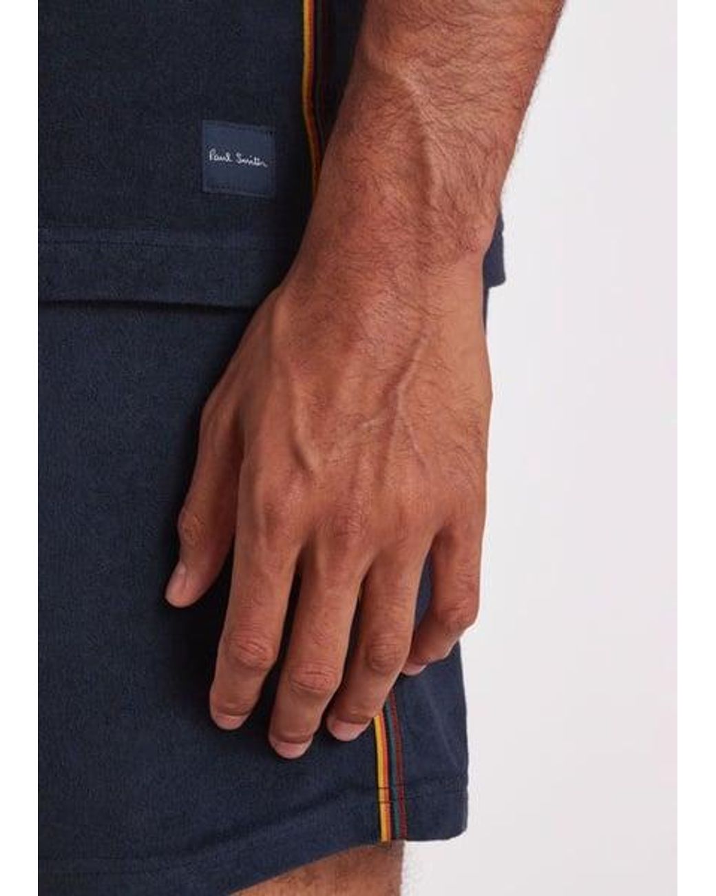 Paul Smith Blue Towelling Lounge Shorts for men